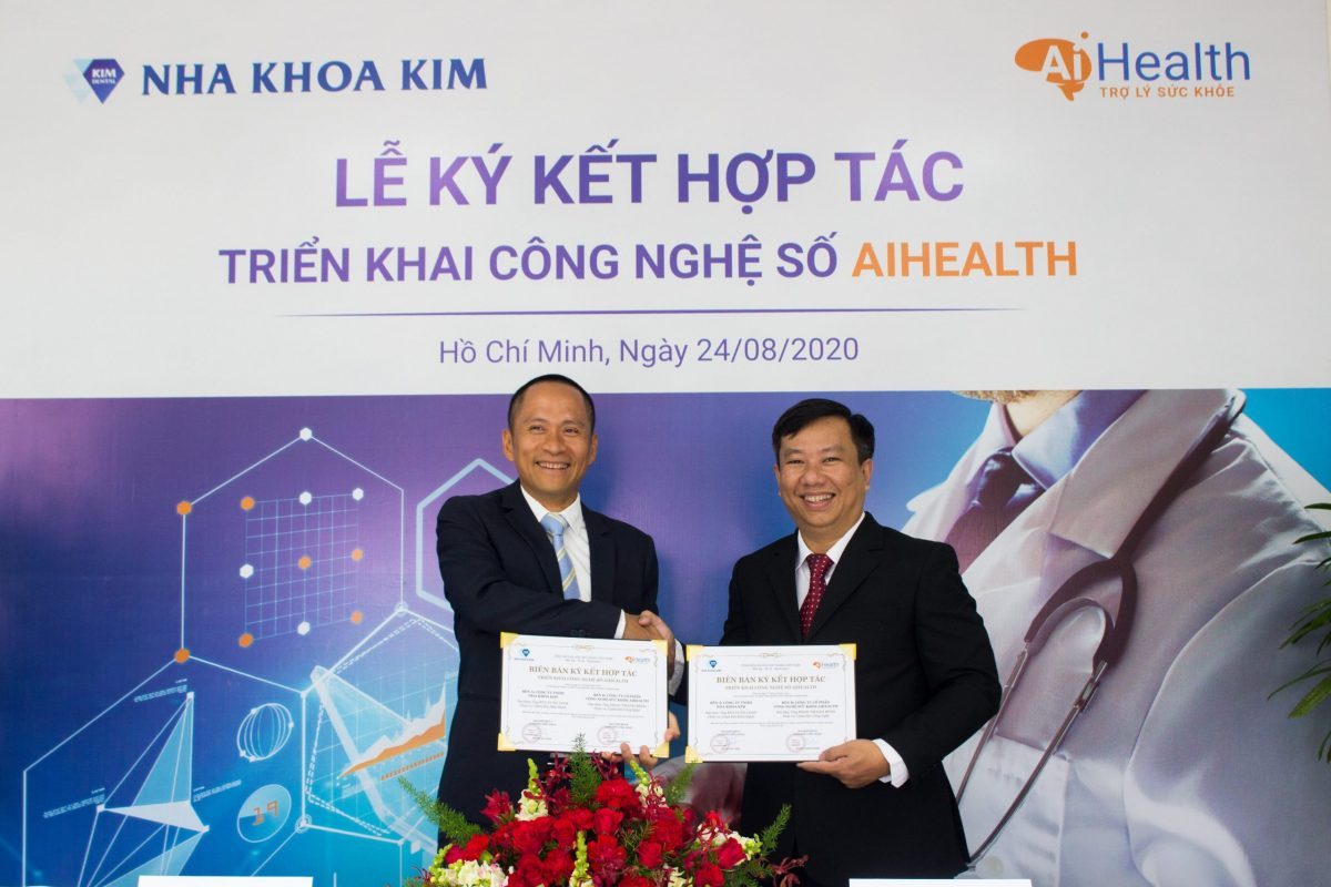 Nha Khoa Kim và AiHealth ký kết hợp tác công nghệ số AiHealth